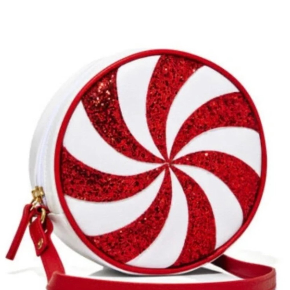 NWT Christmas Bath and Body Works Peppermint purse